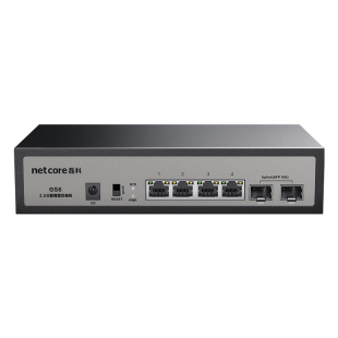 磊科2.5G交换机4/8网口+10G万兆SFP+光口兼容千兆家用WEB管理型监控网线高速NAS即插即用可放弱电箱机架式GS6