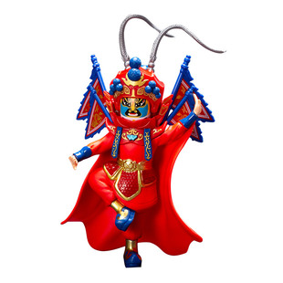 正版变脸川剧娃娃8张脸三国网红玩具手动国粹潮儿童四川脸谱玩偶