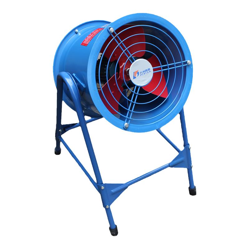 九洲普惠EG轴流风机九州强力工业厨房低噪音轴流风机可调岗位支架