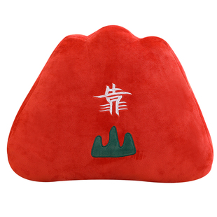 马年靠山创意抱枕沙发靠枕办公室车座椅护腰靠背新年装饰椅子靠垫