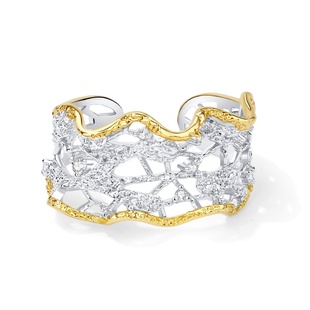 OOAK列维斯蕾丝裙边系列开口可调节精致小众优雅百搭蕾丝裙边戒指