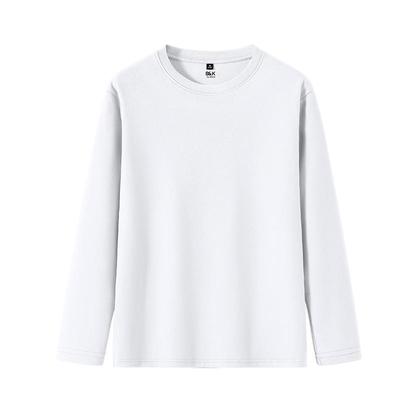 打底衫男款秋冬季白色t恤男秋衣