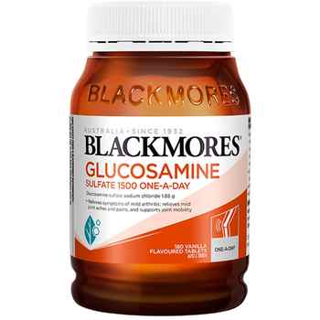 【自营】BLACKMORES澳佳宝氨糖软骨素维骨力葡萄糖钙关节灵180粒实付124元到手包邮