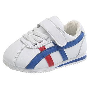 春秋季女宝宝运动鞋小童阿甘鞋1-3岁2婴儿小白鞋防滑软底学步鞋子