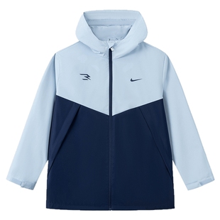 Nike 3brand童装儿童夹克男女童防风外套2026秋季新款中大童秋装