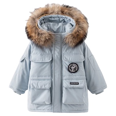 JIUMI儿童冬季新款保暖羽绒服潮