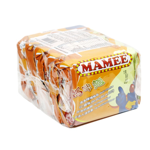 马来西亚MAMEE 香港版妈咪面干脆面 即食鸡汁伊面儿童点心面5连包