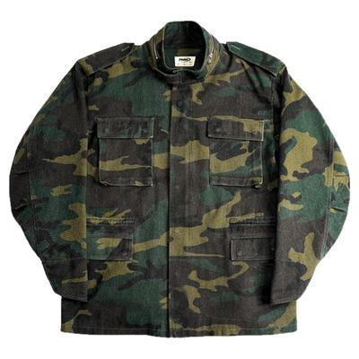 PMW立领春秋季宽松水洗做旧M65