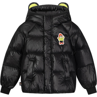 暇步士童装儿童羽绒服25冬新品男小童运动羽绒服女童保暖厚面包服