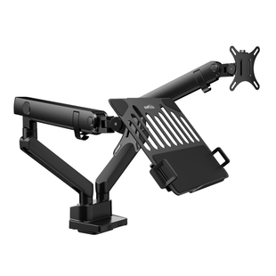 北弧双屏显示器支架笔记本支架旋转伸缩升降曲面带鱼屏幕支架E500