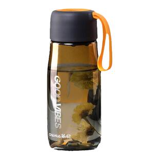 茶花水杯随行杯520ml耐高温塑料运动茶杯学生水壶杯子PC材质男女