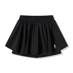 tokidoki2025春季新款梭织蛋糕短裤时尚百搭女款夏装裤子