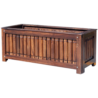 防腐木花箱板厚2.5cm全网醉厚