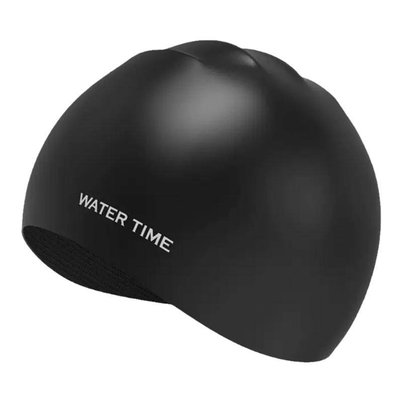 watertime泳帽女长发不勒头防水游泳帽加大护耳硅胶男专业游泳帽