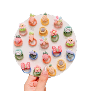 婴儿头绳不伤发皮筋儿童发圈小号可爱女童发饰女宝宝扎小啾啾发绳