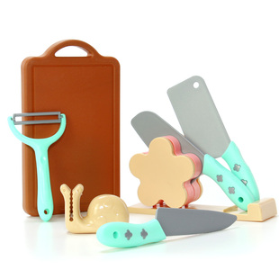 儿童厨房塑料刀切水果安全小刀具不伤手菜刀切切乐套装宝宝玩具