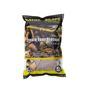 藤纹鱼缸底砂枝叶果壳天然河沙水草造景沙水族自然风格素材免洗