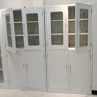 药品柜试剂柜样品柜仪器柜实验室全木pp全钢不锈钢带锁玻璃器皿柜