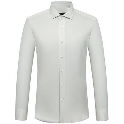 东博利尼高级感灰绿色衬衫