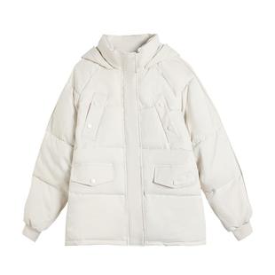 回力棉服女秋冬季2025新款保暖超好看韩系短款棉袄羽绒棉衣厚外套