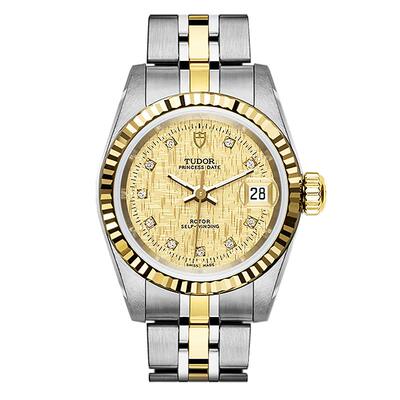 帝舵瑞士机械镶钻女表