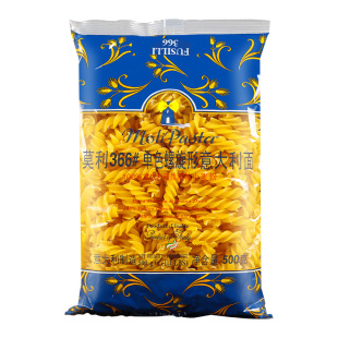 进口莫利意大利面螺丝面500g*5袋家用方便速食意粉意面儿童通心粉