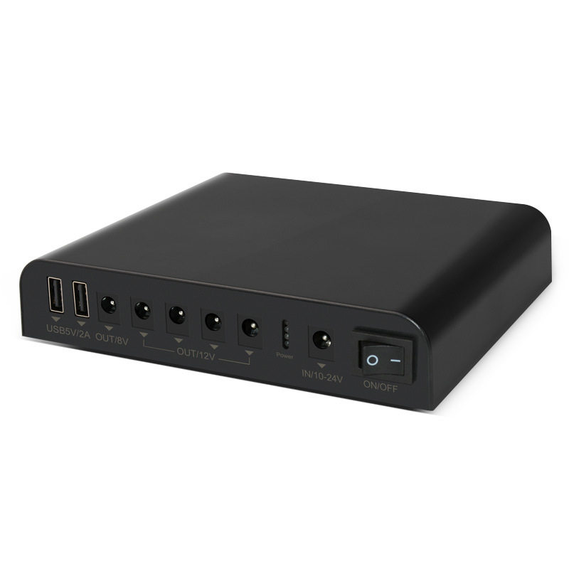 亿森能12V5v9v大容量蓄电池路由器光猫宿舍断电UPS不间断备用电源