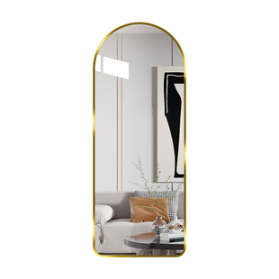 拱门形穿衣镜全身镜镜子贴墙防爆落地镜家用壁挂女生卧室女试衣镜