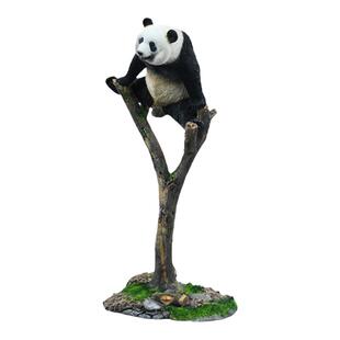 JXK 1/12西直门三太子梦兰仿真熊猫萌兰周边动物模型摆件手办国宝