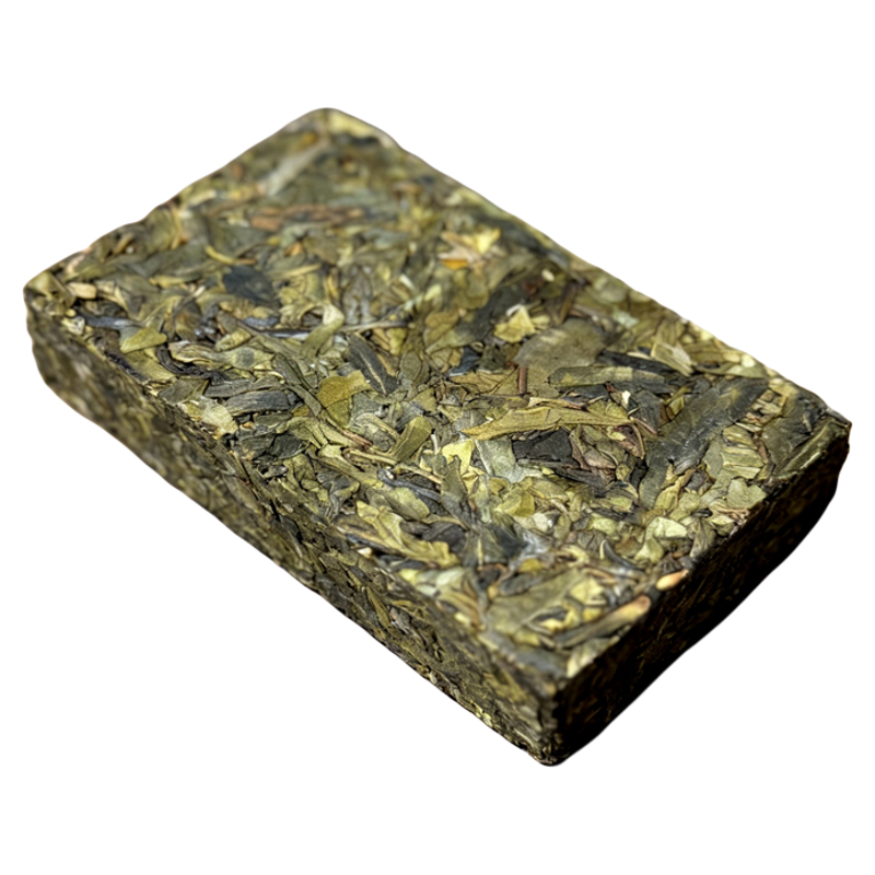 冰岛黄金叶普洱250克老黄片砖茶
