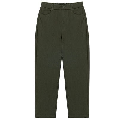 布景松紧腰厚款休闲裤