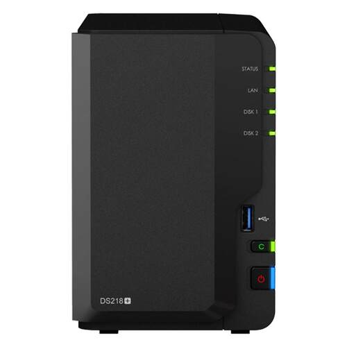 Synology群晖nas存储DS225+主机企业级服务器家用储存企业个人私有云盘办公2盘位共享双硬盘盒群辉DS224+