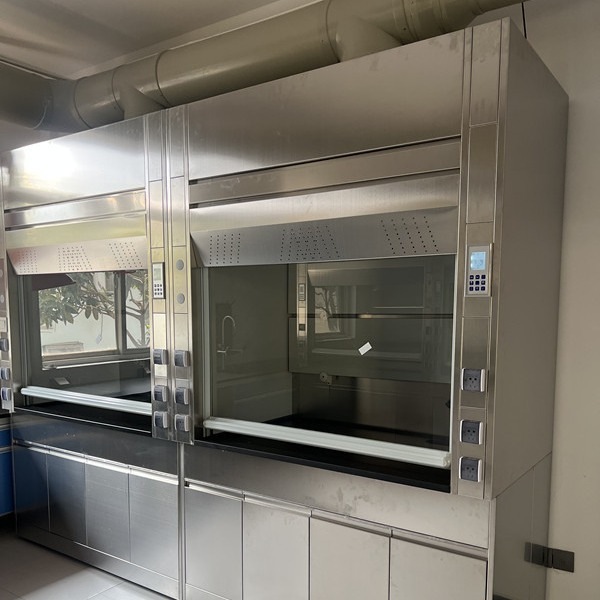 实验室304不锈钢通风柜落地通风橱步入式通风房排风桌上型抽风柜