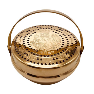 民间工艺 旺盆 铜火铳/铜手炉/铜脚炉/铜怀炉/铜火冲，婚庆用品