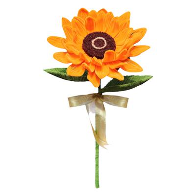 扭扭棒花束向日葵玫瑰花手工编织diy材料毛根送老师教师节礼物
