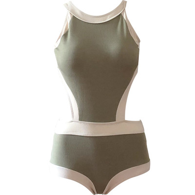 韩国ins泳衣女显瘦露背小胸大胸