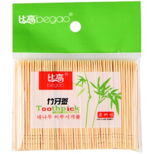单头环保便携支装包邮竹制牙签