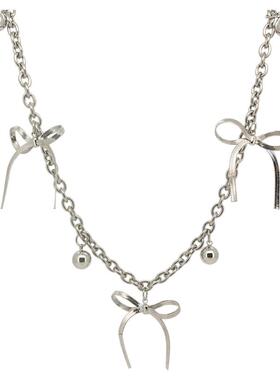 简约蝴蝶结项链甜酷辣妹