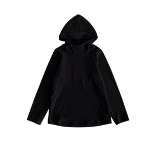 德绒男童连帽打底衫儿童长袖t恤磨毛加厚加绒2025秋冬款男孩内搭