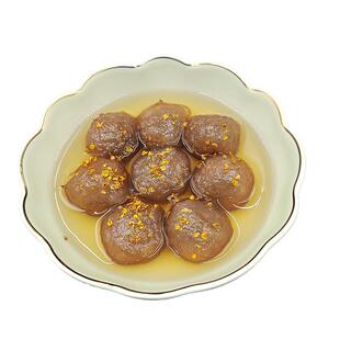 扬州宝应特产藕粉圆子正宗纯手工丸子元宵汤圆芝麻紫薯五仁荠菜馅