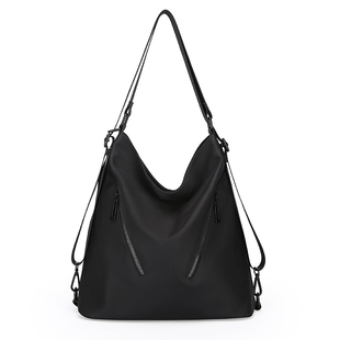 高级感牛津布多功能双肩包2025新款百搭单肩托特包大容量旅行背包