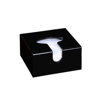 饭店餐厅正方形纸巾盒定制亚克力家用餐巾纸盒创意酒店宾馆抽纸盒