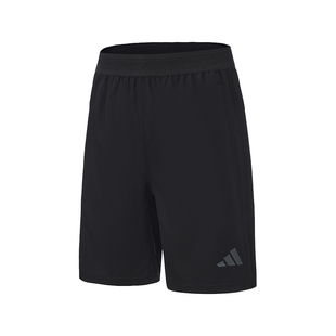 Adidas阿迪达斯速干短裤男夏季宽松休闲透气弹力运动五分短裤子