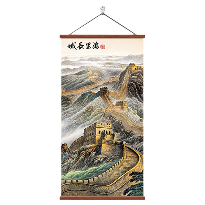 万里长城进门玄关装饰画