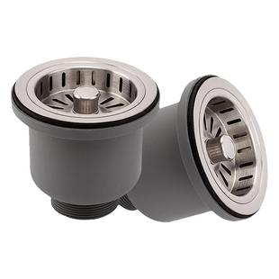 吉斯特 厨房洗菜盆提笼下水器304不锈钢水槽提篮单双槽下水管配件