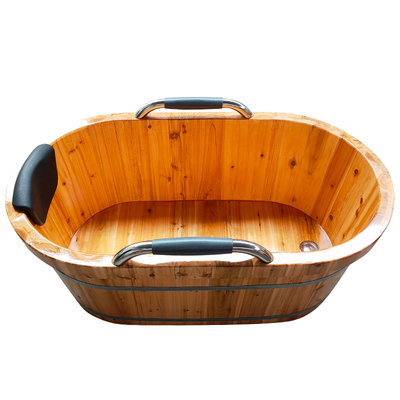 老人专用洗澡盆木桶浴桶泡澡桶坐浴盆老年人家用沐浴桶大人木浴缸