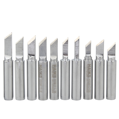 900M-T-K 936焊台无铅烙铁头扁头烙铁咀K形斜口焊接芯片拖焊HAIKE