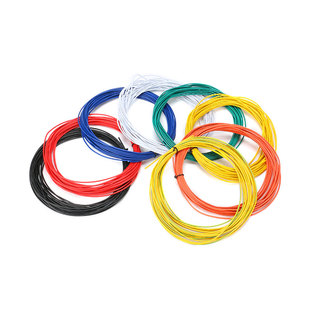 电子线 1007 24AWG 红 黑 黄 蓝 白 绿 橙 紫色美标线 电子线10米