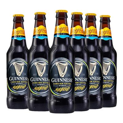 GUINNESS/健力士英国进口啤酒世涛黑啤330ml瓶装