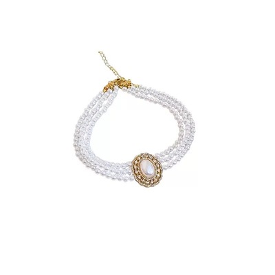 「海蒂·霍顿」vintage珍珠项链